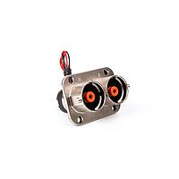 Amphenol Technical Products PL082Y-301-10PM6 Connectors 10MM POWERLOK 2 WAY RECEPTACLE BUSBAR WITH M6 PEMNUT Y KEY