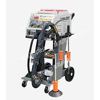 Corrugated iron welding machine