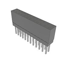 Samtec ESQ-112-13-L-D Sockets Elevated Socket Strip