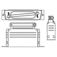 Glenair M85049/48-1-2F D-Sub MIL Spec Connectors STRAIN RELIEF