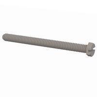 Essentra Components 010256X100 Hex Slotted Hex Slotted Screw, #2-56 Thread, 1 Lg