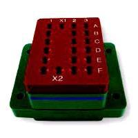 Amphenol PCD M12883/47-10 MIL-PRF-12883 LP 6 Pos/10A Relay Socket w/ Contact