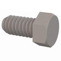 Essentra Components 012520H050 Cap Screw Hex Unslotted Bolt, 1/4-20 Thread, 1/2 Lg