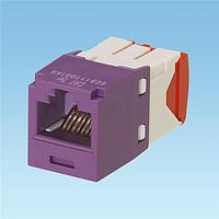 Panduit CJ5E88TGVL-C UTP Mini-Com Module, Cat 5e, UTP, 8 pos 8 wi