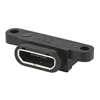 Same Sky (formerly CUI Devices) UJ2-MIBH-2-SMT-TR-67 Micro USB Type B Connectors USB jack 2.0, micro B type, IP67, 5 pin, horizontal, 10 uin plating, SMT, T&R pckg