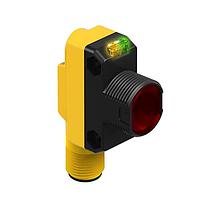 Banner Engineering QS18EK6RQ8 Photoelectric Sensors WORLD-BEAM QS18 Series: Receiver; Range: 20 m; Input: 10-30 V dc; Output 1: Push/Pull with IO-Link; Output 2: Configurable PNP/NPN; M12 Integral QD