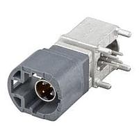 Rosenberger D4S20G-400A5-G PCB Connectors Right Angle Plug PCB w/Housing T&R Grey