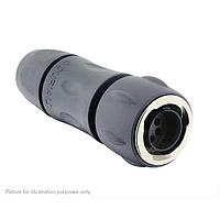 Eaton Souriau-Sunbank UTGX6JC106PW Plugs Plug, with cable gland backshell, for 6 male contacts,  IP68/69K, keying W