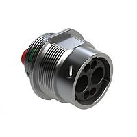 Amphenol SINE Systems AHDM04-18-06PN Connectors 6 Position Receptacl Size 18, Wide Thread