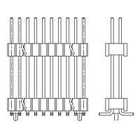 Amphenol FCI 20021832-05060C1LF Headers 20021832-05060C1LF-MINITEK 127 HEADER