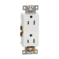 Square D SQR44103WH Receptacles TR 15A RECEPTACLE RESI WH 30 PK