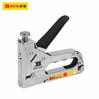 BOSI BS800144 3 in 1 Manual Nail Stapler Gun (U1.2x12x6.3mm)