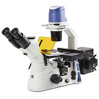 Euromex OX.2453-PLPHF Inverted Oxion trinocular microscope for fluorescence (WF10x/22mm, 10x/20x/40x)