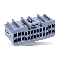 AMP Connectors - TE Connectivity 1438360-6 Connectors 38P HYB CAP ASY GRY PRE-SN W/B