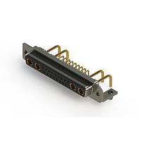 EDAC 630-21W4650-1TB Mixed Contact D-Sub Connectors Right-angle Power Combo D-Sub Connector