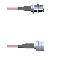 Amphenol Custom Cable Q-25056000H048i RF Cable Assemblies N-SJB/TNC-SP G142 48I
