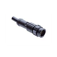 Amphenol LTW AD-02BMMM-QL8D04 Sensor Cables / Actuator Cables X-Lok, Mini Size, Plastic, 5A, 02 pins, Male Connector, Male Contact, Straight, Push Lock, Overmolded, Length 4000mm, IP68