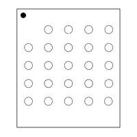 ISSI IS25WE01G-RILE-TR NOR Flash 1Gb QPI/QSPI, 24-ball LFBGA 6x8mm 5x5 ball array, T&R, RoHS, reset pin, ECC