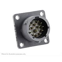 Eaton Souriau-Sunbank UTSX014D15PY Receptacles Square flange receptacle, without backshell, with 15 male PCB contacts, IP68/69K in unmated conditions, keying Y