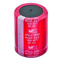 Wurth Elektronik 861101483005 Aluminum Electrolytic Capacitors WCAP-AIL8 120uF 450V 20% Snap In