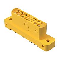 Amphenol Positronic GFSH109F37H/AA Power to the Board GFSH Series 19 Position Socket (Female) Solder Tail Clearance Hole Power Connector