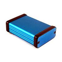 Hammond Manufacturing 1455C801BU PC Board Metal End Panel/Blue 3.15 x 0.91 x 2.13"