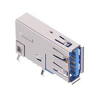 Amphenol Commercial Products GSB3116342HR Micro USB Type AB Connectors USB3.0, A, RECEPTACLE, UPRIGHT DIP.