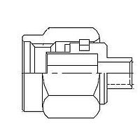 Amphenol RF 132101-10 Connectors SMA STRAIGHT PLUG .085 W/LARGE CONT