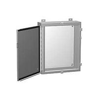 Hammond Manufacturing 1418N4D6 Single Door N4 Wallmount Encl w/panel - 20 x 20 x 6 - Steel/Gray
