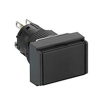 SCHNEIDER XB6EDA22P Standard Switches PB Spring Ret Rect. black 2 NO/NC