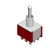 Dailywell 1M33T1B1M1QES Toggle Switches 3PDT ON-OFF-ON