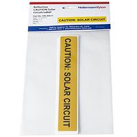 HellermannTyton 596-00673 Solar Label CAUTION SOLAR CIRCUIT 10/PK