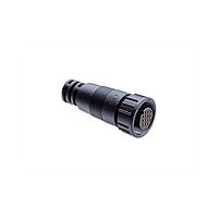 Amphenol LTW CU-18AFFM-LL7A04 Sensor Cables / Actuator Cables Ceres, Middle Size, Plastic, 2A, 18 pins, Female Connector, Female Contact, Straight, 2 Points Lock, Overmolded, Length 4000mm, IP67