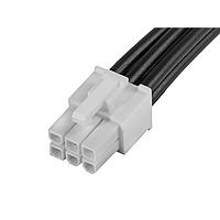 Molex 215325-1061 Discrete Wire MINIFIT JR DR R-R 6CKT 150MM Sn