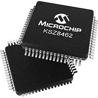Microchip Technology KSZ8462FHLI Ethernet Switches IEEE 1588 3-port 10/100 Switch w/Generic host I/F & Fibre support