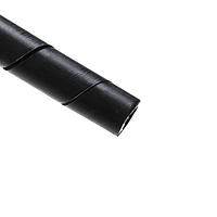 HellermannTyton 2FRP0C Spiral Wraps Spiralwrap Protective Sheathing, 0.25" Diameter, PE-FR, Black, 100 ft/roll