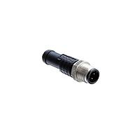 Amphenol LTW MSDP-04BMMM-SL8D01 Sensor Cables / Actuator Cables M12 Circular Metric Connector, D Code, Plastic, 4A, 04 pins, Male Connector, Male Contact, Straight, Screw Thread, Overmolded, Length 1000mm, IP68 / IP69K
