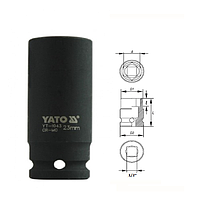 Yato YT-1043 Hexagonal deep impact socket 1/2" (23mm)