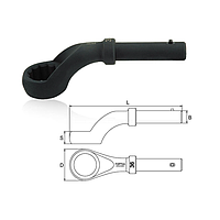 TOPTUL AAAV3030 Single Ring Wrench 45° Offset (30mm, L=195mm)