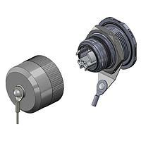 Amphenol FSI FS4H8081-6C13YK Connectors RECEPT ASSY JAM NUT 4CH KEY1 REAR HARDWARE KIT (4) MTFP1100C, (2) MTFP1175