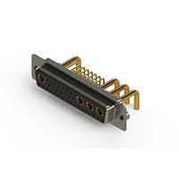 EDAC 630-36W4650-2N2 Mixed Contact D-Sub Connectors Right-angle Power Combo D-Sub Connector