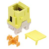 Belden AX102275 Modular 10GX JACK MDVO YELLOW TIA606