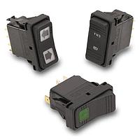 Carling Technologies V1D1B604-6RZ00-000 Sealed Rocker Switch SPST ON-OFF