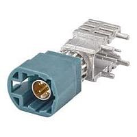 Rosenberger D4S20Y-400A5-Z PCB Connectors Right Angle Plug PCB w/Housing T&R WBlue