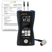PCE TG 150 F2.5-ICA Thickness Meter (1.2~300 mm; ISO Calibration Cert.)