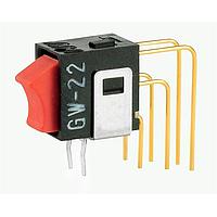 NKK Switches GW22RCV Rocker Switches DPDT ON-ON RED VERT ROCKER ACTUATOR