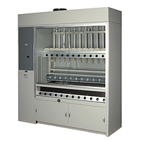 Labconco 2117712 Combination Hooded Kjeldahl Apparatus (Twelve-Place, 230V)