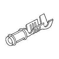 AMP Connectors - TE Connectivity 61291-1 (Cut Strip) Barrel Terminals RECPT .093 DIA 22-18 Cut Strip of 100