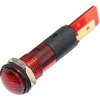 Mallory Sonalert FL1P-8NJ-1-R12V Indicators LED RED 8MM NUT 12VAC/DC