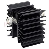 Fairview SA3DMF300W-06  6 dB Fixed Attenuator 7/16 Male To 7/16 Female Directional Up To 3 GHz Rated To 300 Watts With Black Aluminum Heatsink Body